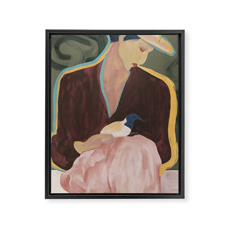 The Gentle Keeper Framed Canvas Print Gallery Image 5