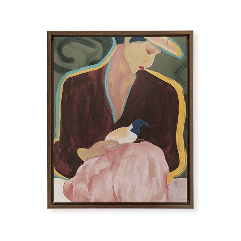 The Gentle Keeper Framed Canvas Print Gallery Image 12