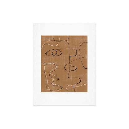 Abstract Face One Line Art Print Gallery Image 6
