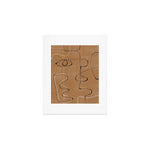 Abstract Face One Line Art Print Gallery Image 1