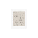 Abstract Line Face Art Art Print Gallery Image 1