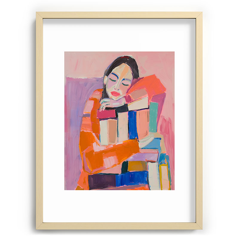 Woman Love for Books Framed Art Print Gallery Image 72