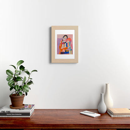 Woman Love for Books Framed Art Print Gallery Image 45