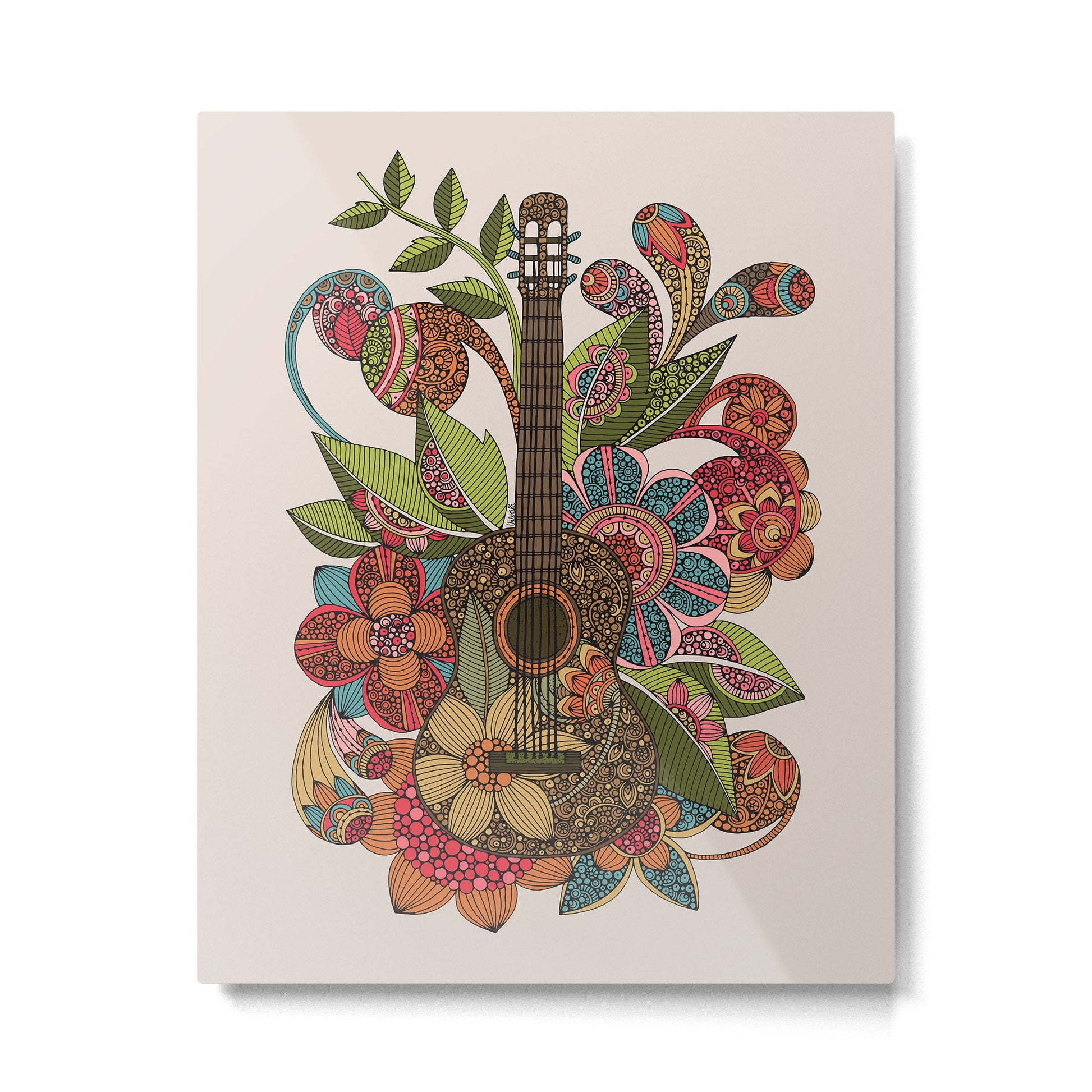 Ever Guitar Metal Print Gallery Image 1