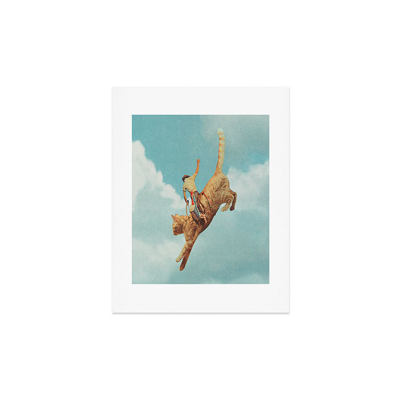 Meehaw - Rodeo Cat Bronc Art Print Gallery Image 3