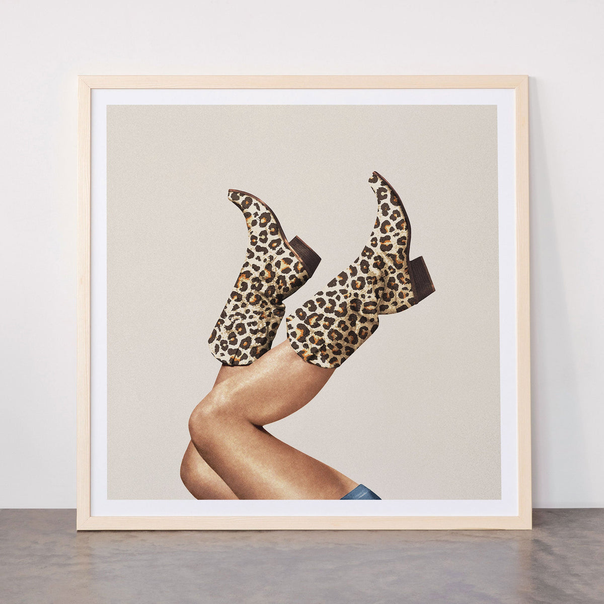 These Boots - Leopard Print Framed Art Print Gallery Image 21
