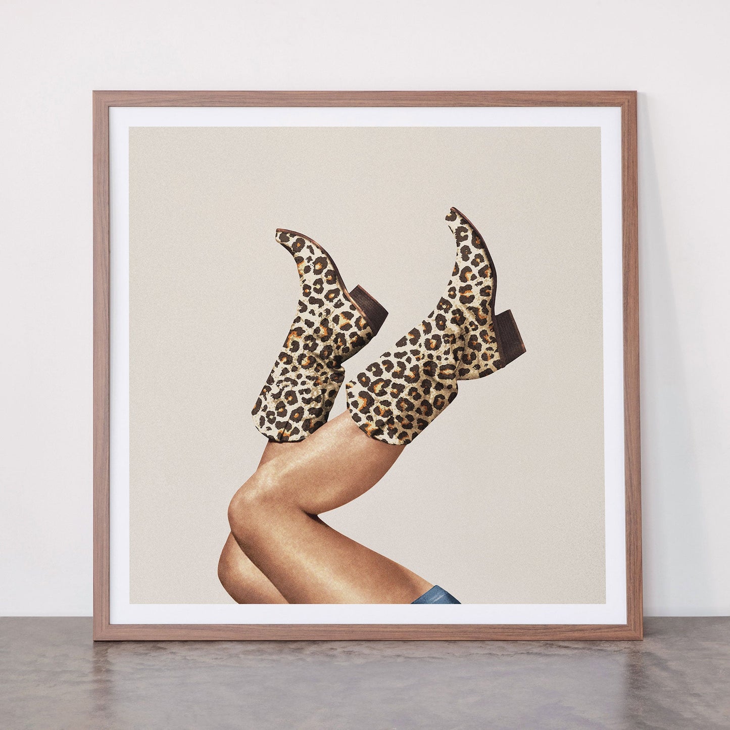 These Boots - Leopard Print Framed Art Print Gallery Image 18
