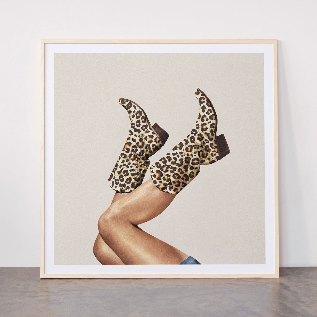 These Boots - Leopard Print Framed Art Print Gallery Image 9