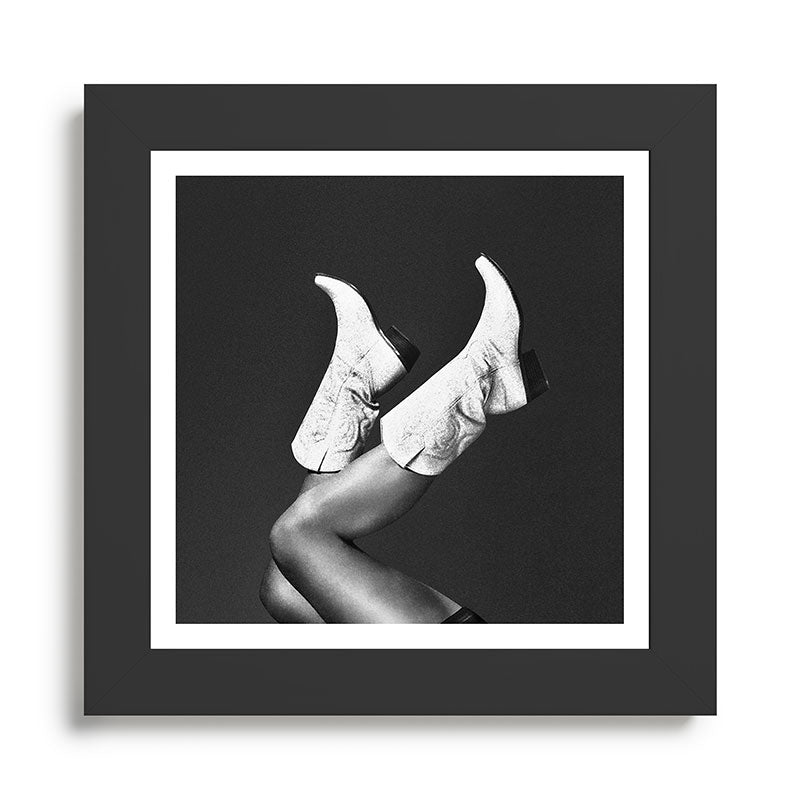 These Boots - Noir / Black & White Framed Art Print Gallery Image 9