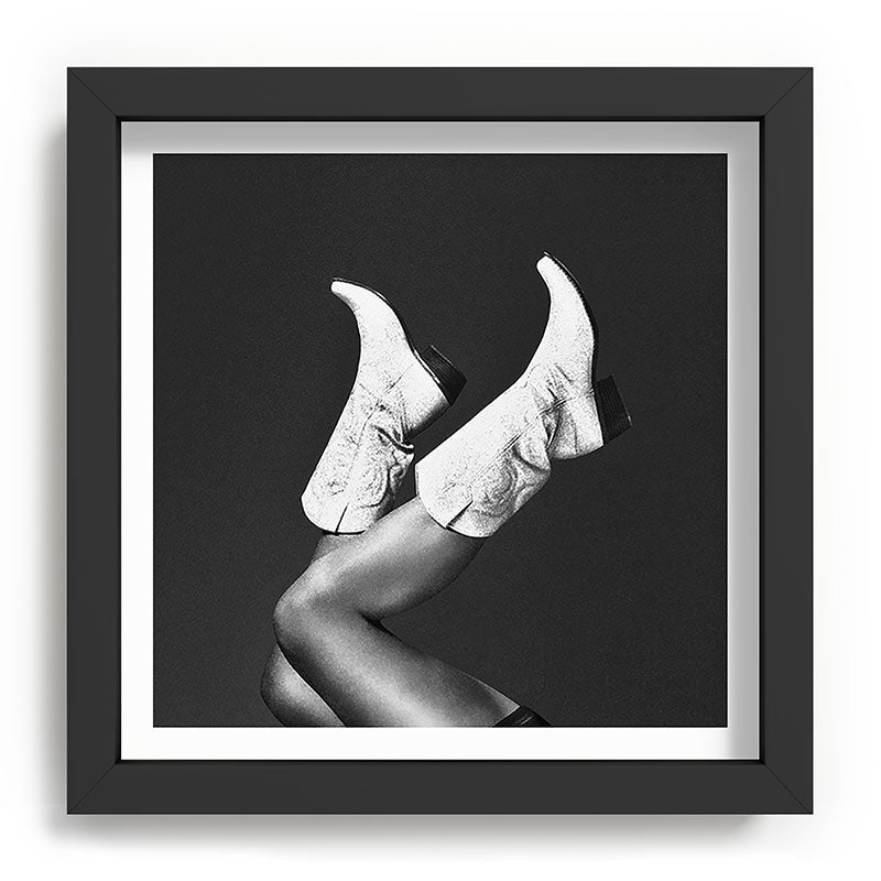These Boots - Noir / Black & White Framed Art Print Gallery Image 17