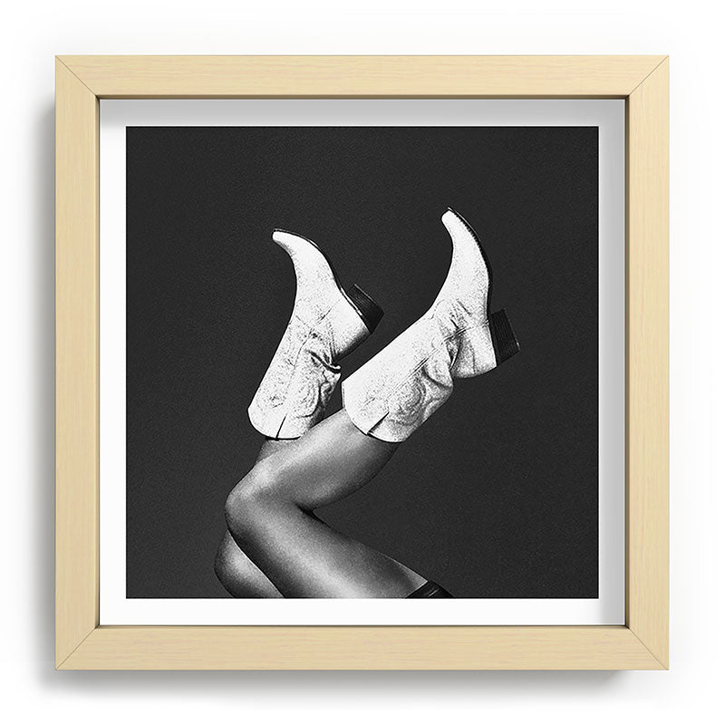 These Boots - Noir / Black & White Framed Art Print Gallery Image 21