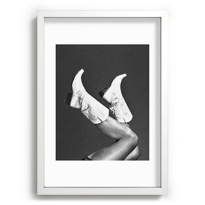 These Boots - Noir II F / Black & White Framed Art Print Gallery Image 77
