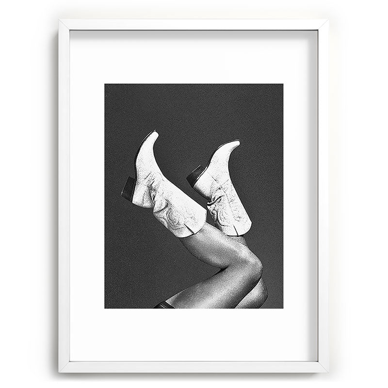 These Boots - Noir II F / Black & White Framed Art Print Gallery Image 79
