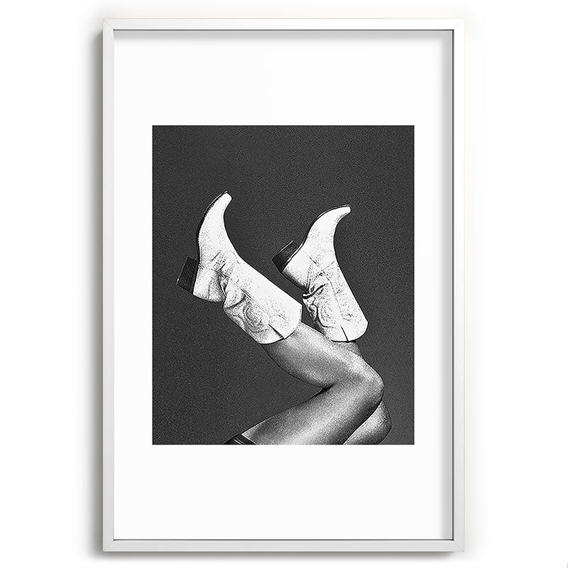 These Boots - Noir II F / Black & White Framed Art Print Gallery Image 80