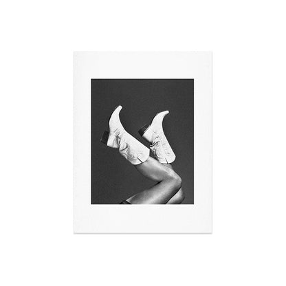 These Boots - Noir II F / Black & White Art Print Gallery Image 6