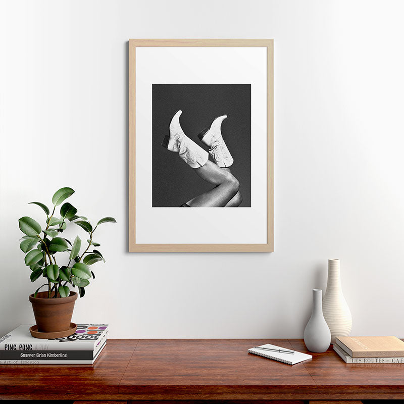 These Boots - Noir II F / Black & White Framed Art Print Gallery Image 48