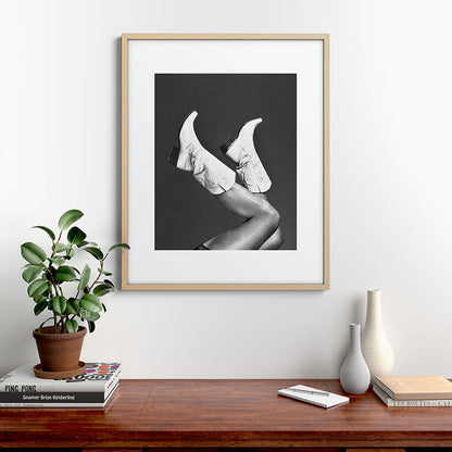 These Boots - Noir II F / Black & White Framed Art Print Gallery Image 21