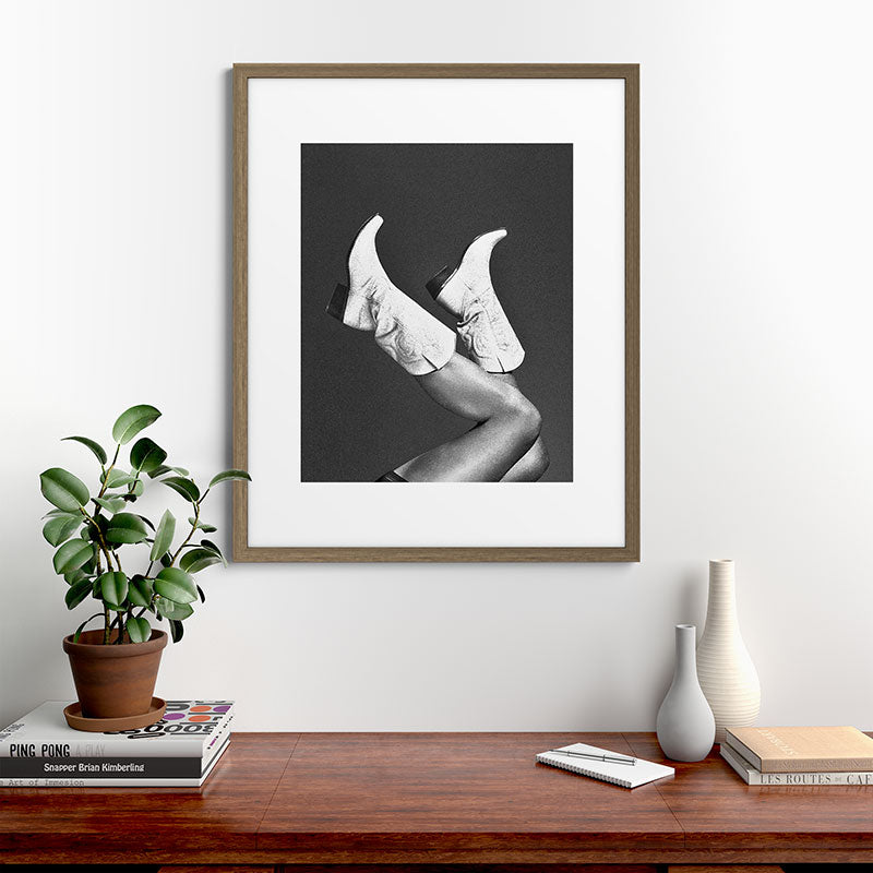 These Boots - Noir II F / Black & White Framed Art Print Gallery Image 42
