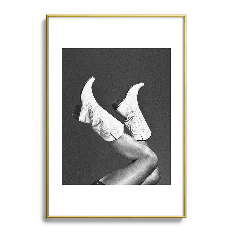 These Boots - Noir II F / Black & White Framed Art Print Gallery Image 90
