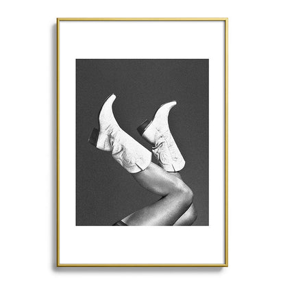 These Boots - Noir II F / Black & White Framed Art Print Gallery Image 90