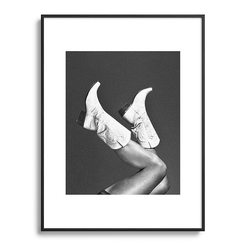These Boots - Noir II F / Black & White Framed Art Print Gallery Image 84