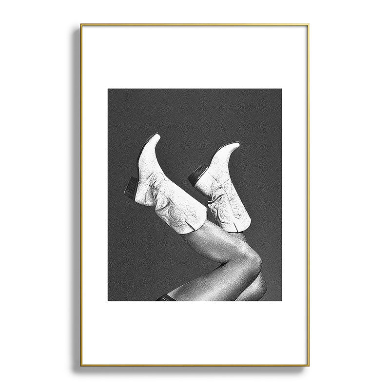 These Boots - Noir II F / Black & White Framed Art Print Gallery Image 94