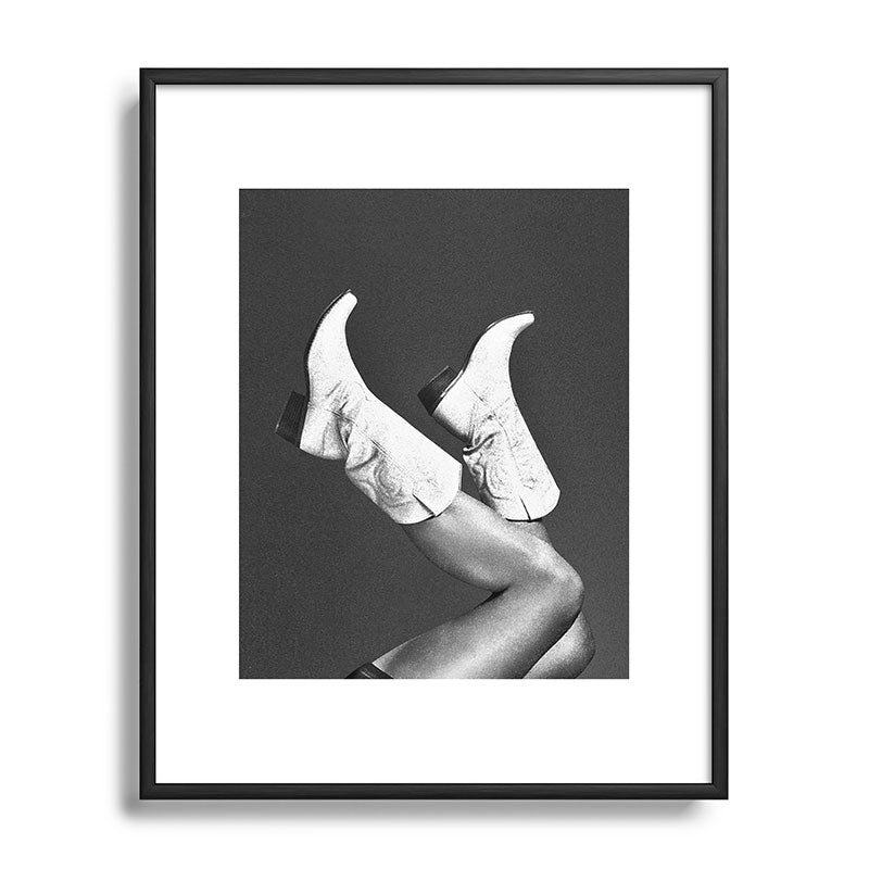 These Boots - Noir II F / Black & White Framed Art Print Gallery Image 81