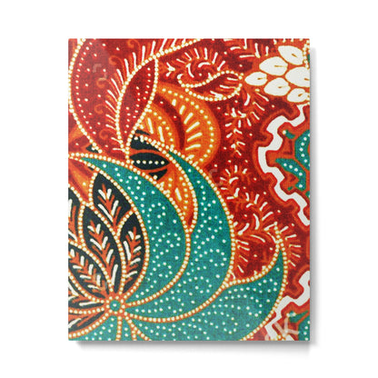 Vintage Indonesian Batik Print Metal Print Gallery Image 1