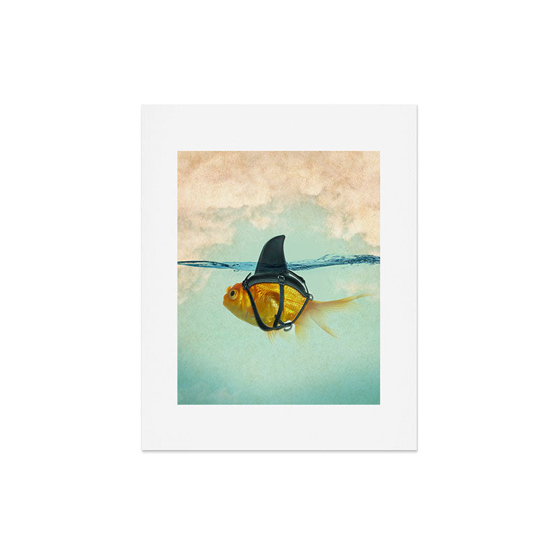 Brilliant DISGUISE - Goldfish with a Shark Fin Art Print Gallery Image 6