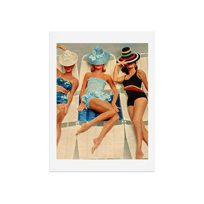 Retro Sunbathers Art Print Gallery Image 9