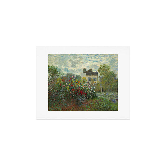 Claude Monet The Artist's Garden in Argenteuil, 1873 Art Print Gallery Image 2