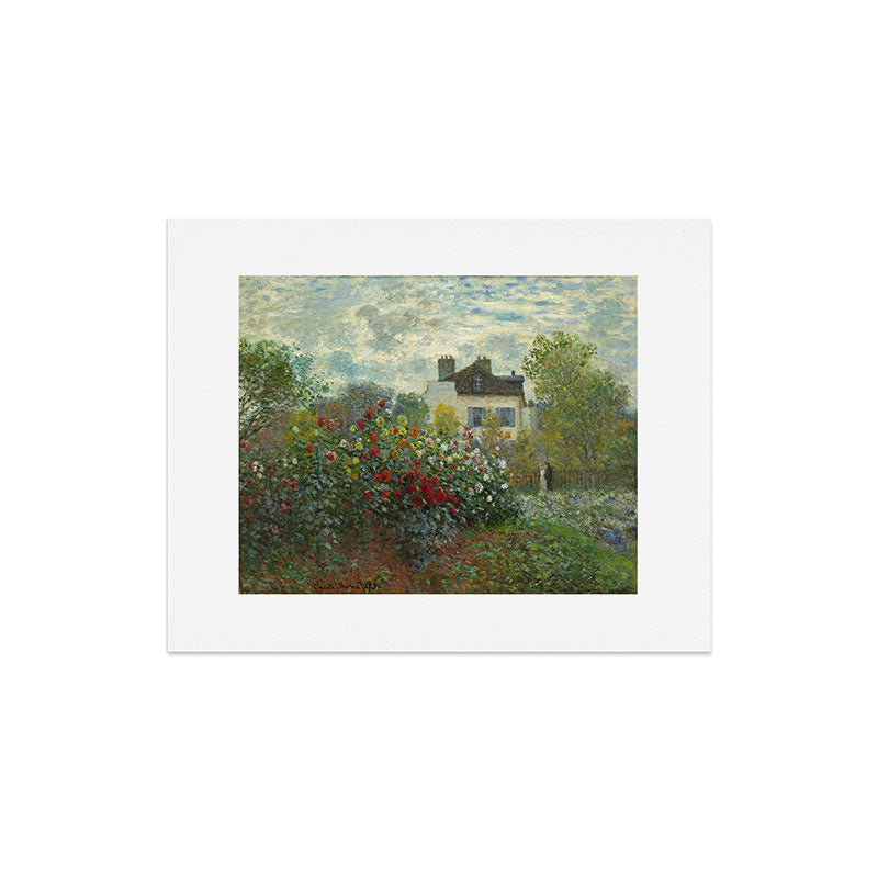 Claude Monet The Artist's Garden in Argenteuil, 1873 Art Print Gallery Image 4