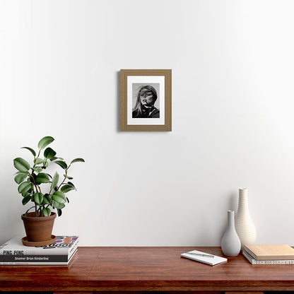 Brigitte Bardot Smoking a Cigarette, Black and White Photograph Framed Art Print Gallery Image 37