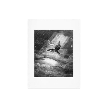 Gustave Doré Paradise Lost Fall to Earth Art Print Gallery Image 6
