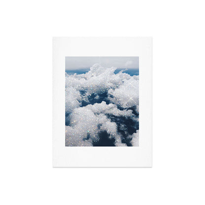 SKY | clouds | blue | glitter | freedom | nature | diamond | bling | collage | inspiration positive Art Print Gallery Image 6