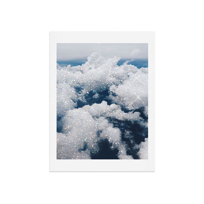 SKY | clouds | blue | glitter | freedom | nature | diamond | bling | collage | inspiration positive Art Print Gallery Image 7